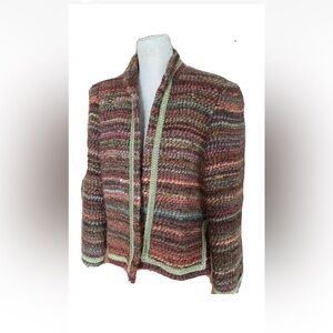 Vintage Samuel Robert by Peter Hatsi Androu Jacket Cardigan Woven